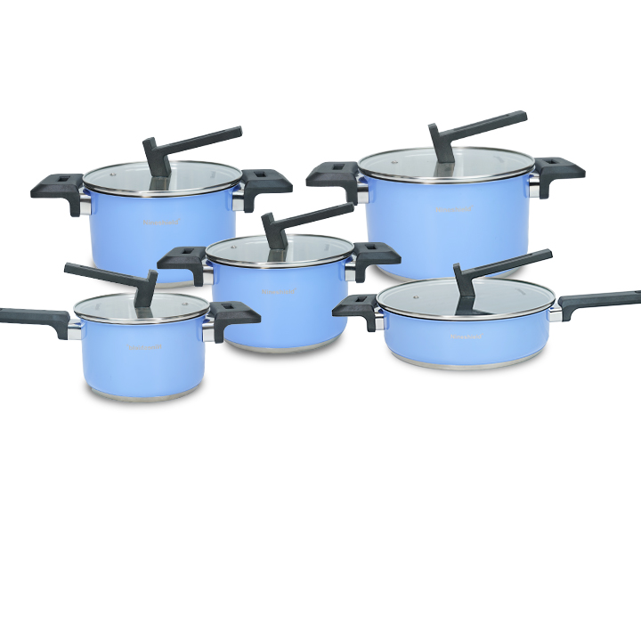 Bộ Nồi Inox 5 chiếc KB-BNI68 Tím