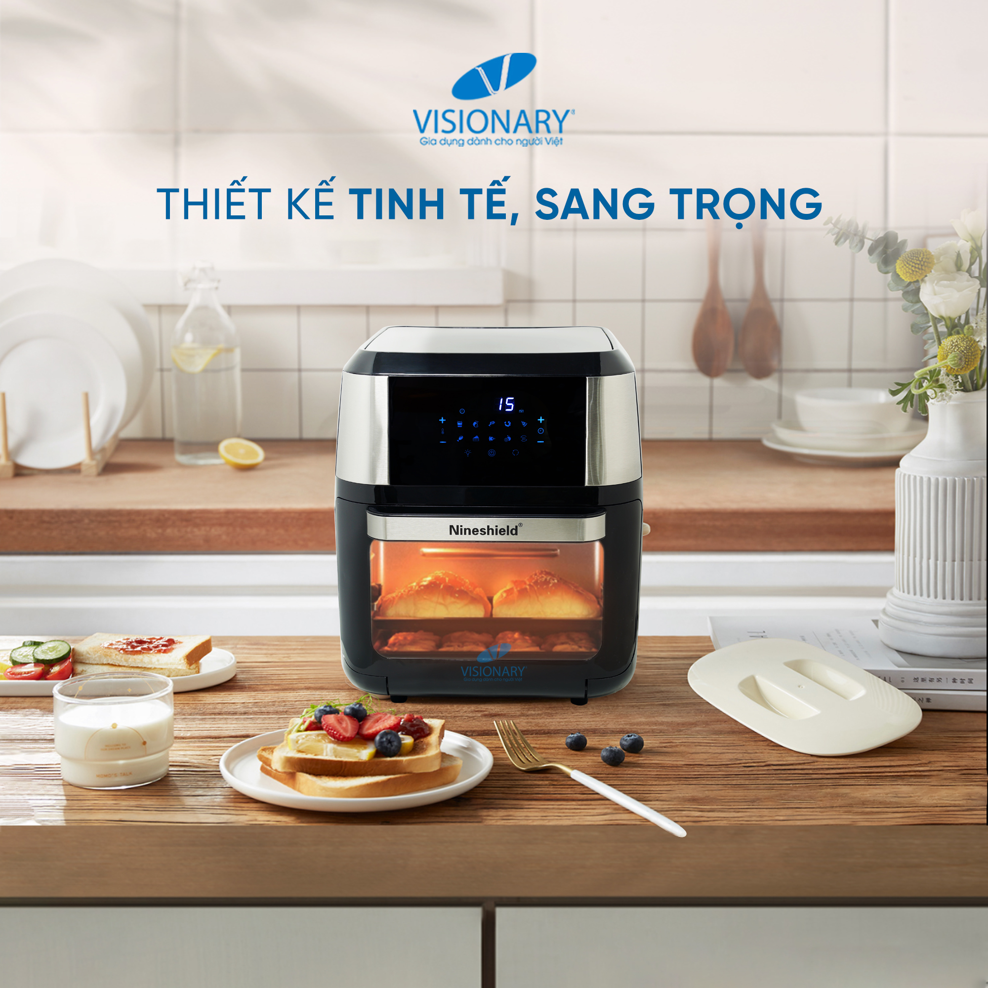 Nồi Chiên Không Dầu KB-1201