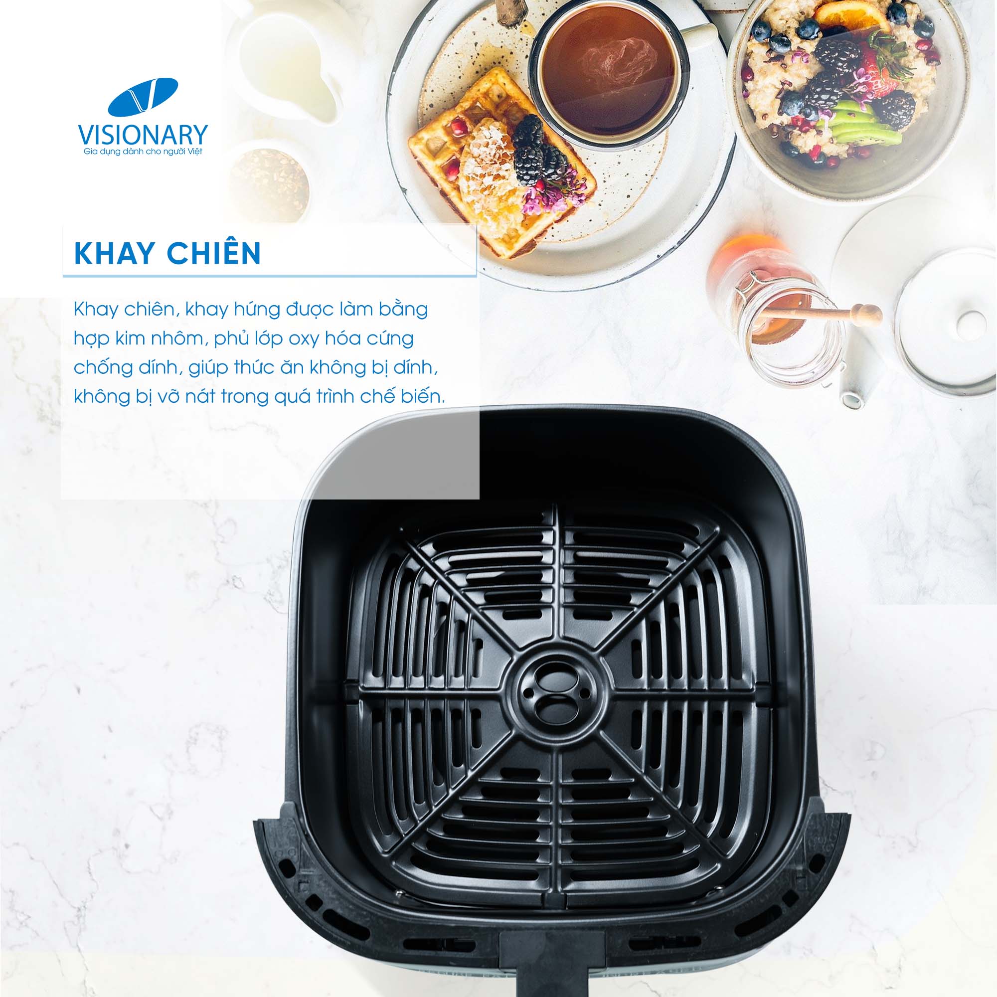 Nồi Chiên Không Dầu KB-8002