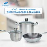 Bộ Nồi Inox 3 chiếc KB-BNI62